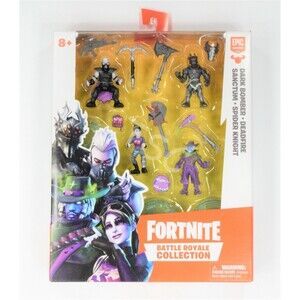 Fortnite Battle Royale Squad Pack - Bomber, Deadfire, Sanctum, Spider Figures
